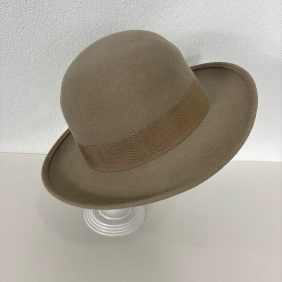 J. Crew Light Brown Wool Made In Italy Hat Size 8 - Picture 2 of 7